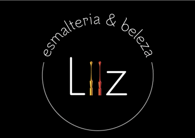 Logotipo Esmalteria circular negativo