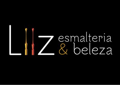 Logotipo Esmalteria horizontal negativo