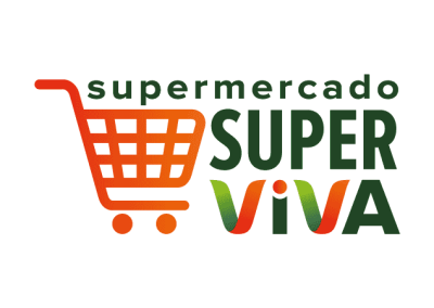 Logotipo supermercado versão vertical