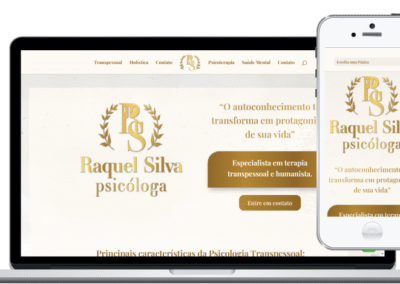 Criação de site para especialista em psicologia transpessoal em Brasília.