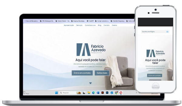 Criação de landing page para psiquiatra em Brasília