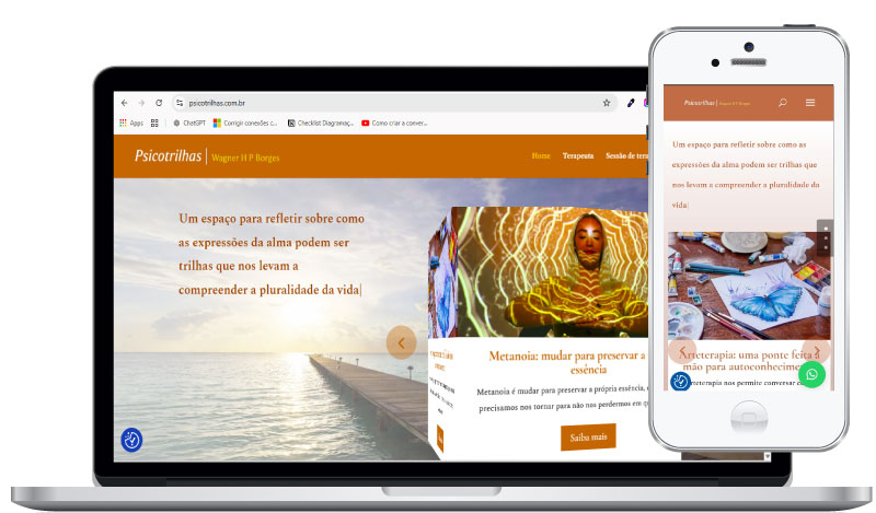 Criação de site para psicanalista em São Paulo